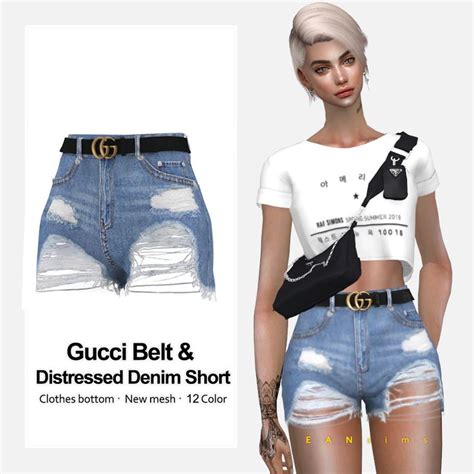 gucci belt ts4|sims 4 gucci cc kit.